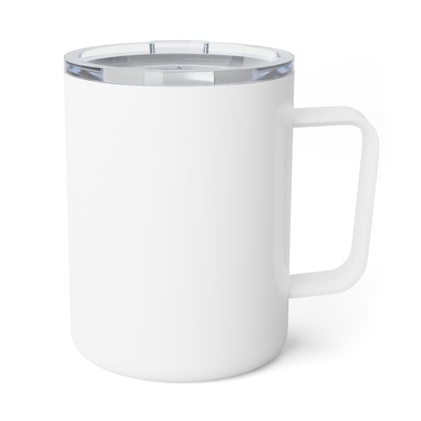 Personalized Dog Lover Insulated Coffee Mug - 10oz with Yard and Tap Design - Image 4