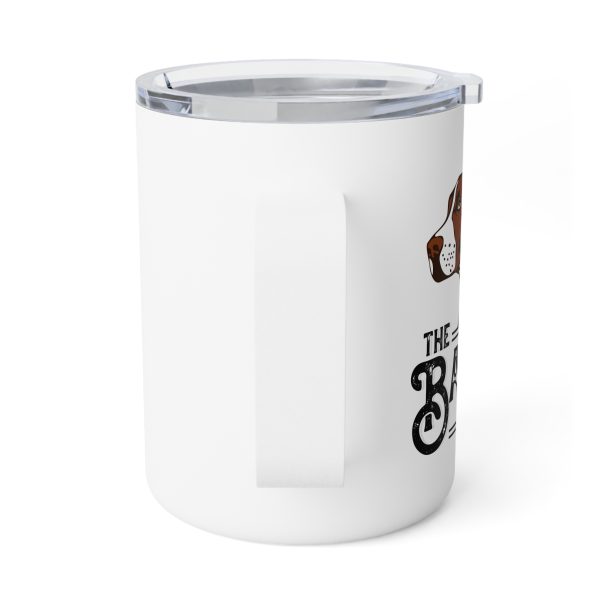 Personalized Dog Lover Insulated Coffee Mug - 10oz with Yard and Tap Design - Image 2